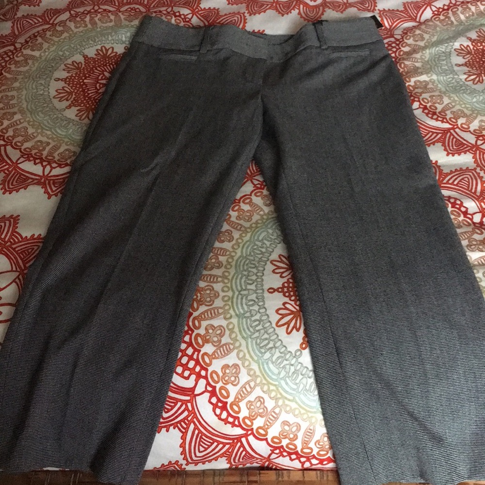 Express editor slim crop studio stretch pant